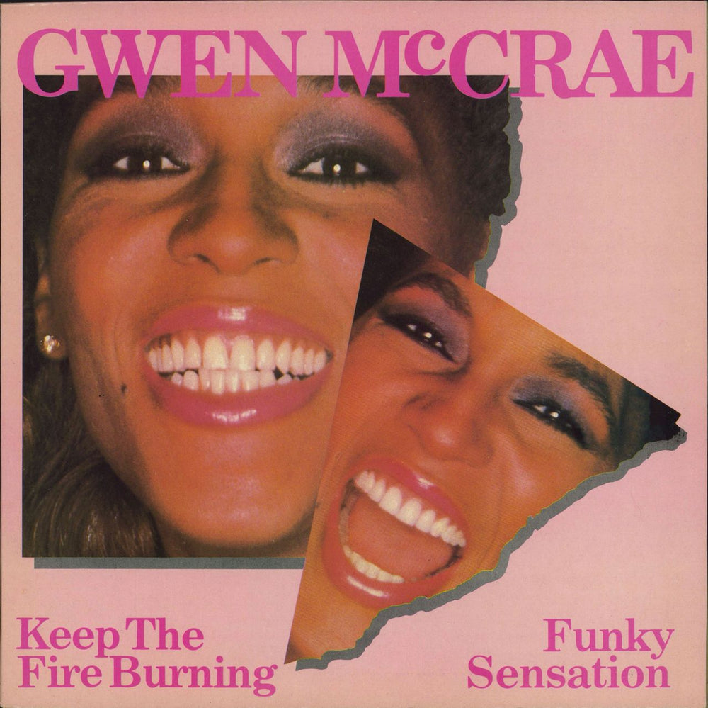 Gwen McCrae Keep The Fire Burning - Club Re-Mix UK 12" vinyl single (12 inch record / Maxi-single) FLAM1T