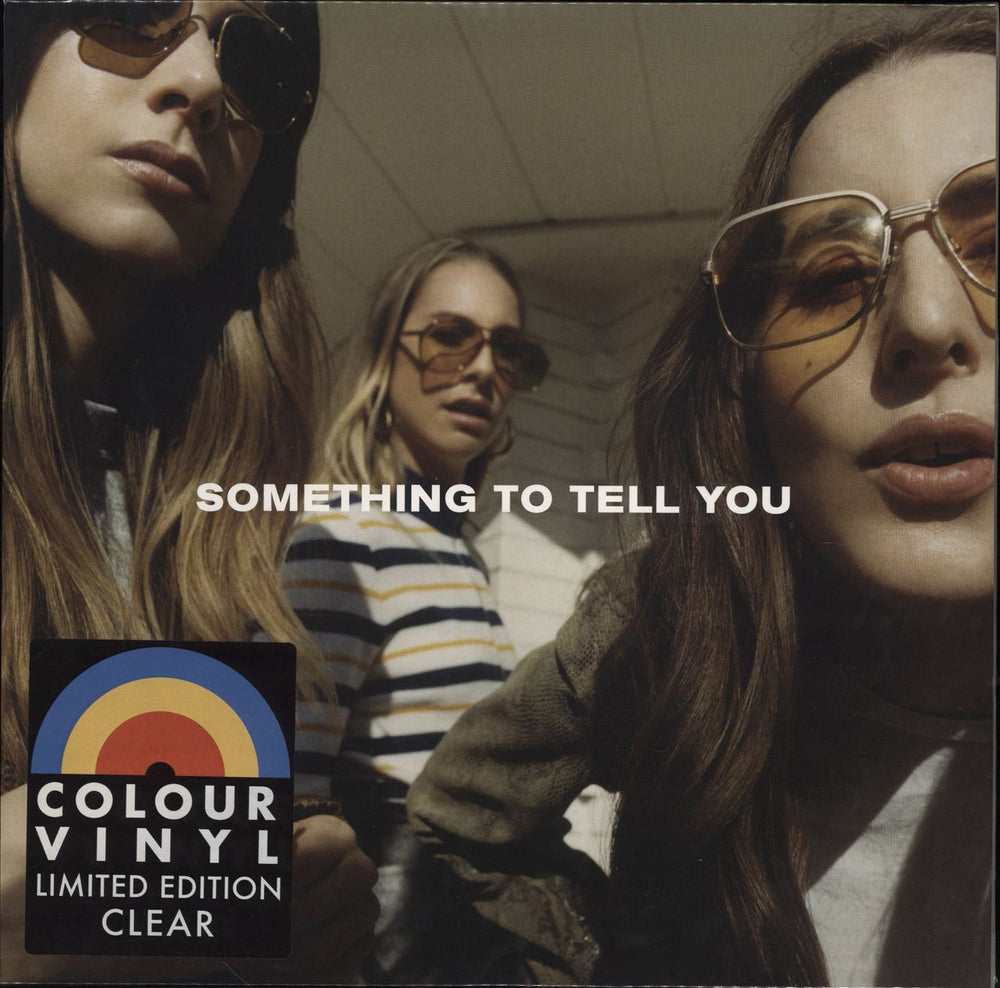 Haim Something To Tell You - NAD2021 - Clear - Sealed UK 2-LP vinyl record set (Double LP Album) 5766904