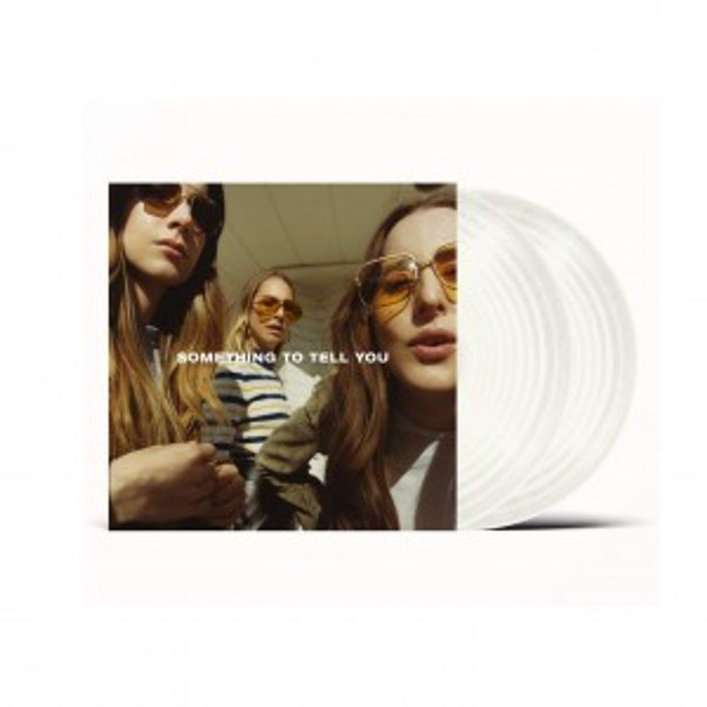 Haim Something To Tell You - NAD2021 - Clear - Sealed UK 2-LP vinyl record set (Double LP Album) 602435741208