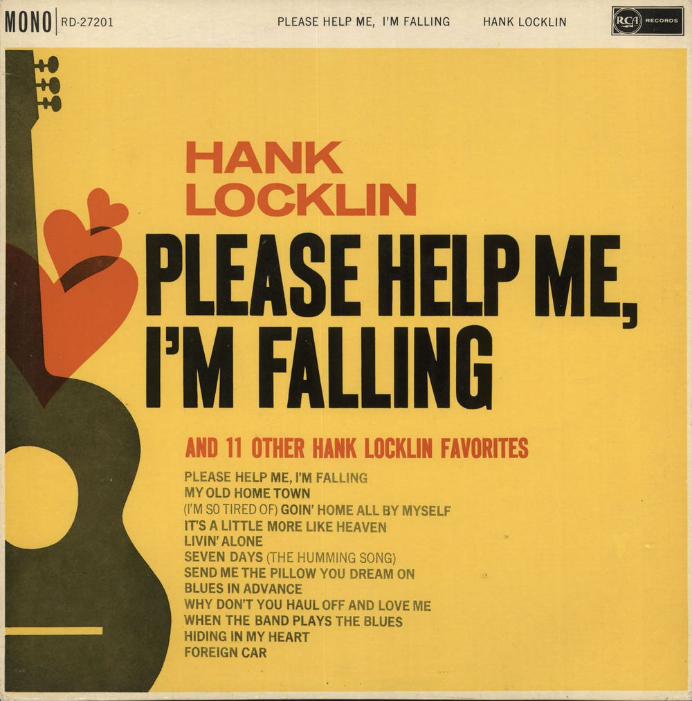 Hank Locklin Please Help Me, I'm Falling - 1st UK vinyl LP album (LP record) RD-27201