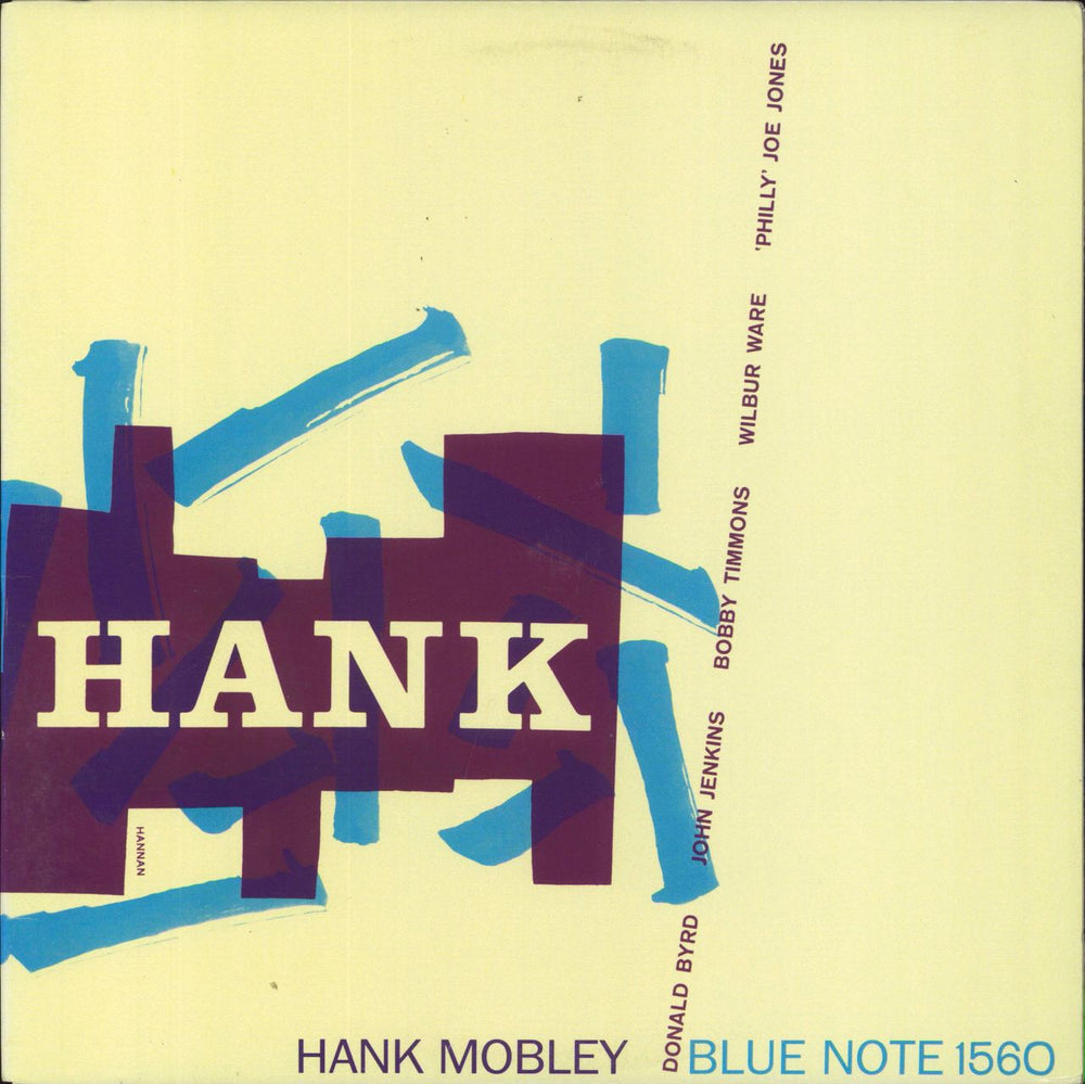 Hank Mobley Hank - EX US vinyl LP album (LP record) 1560