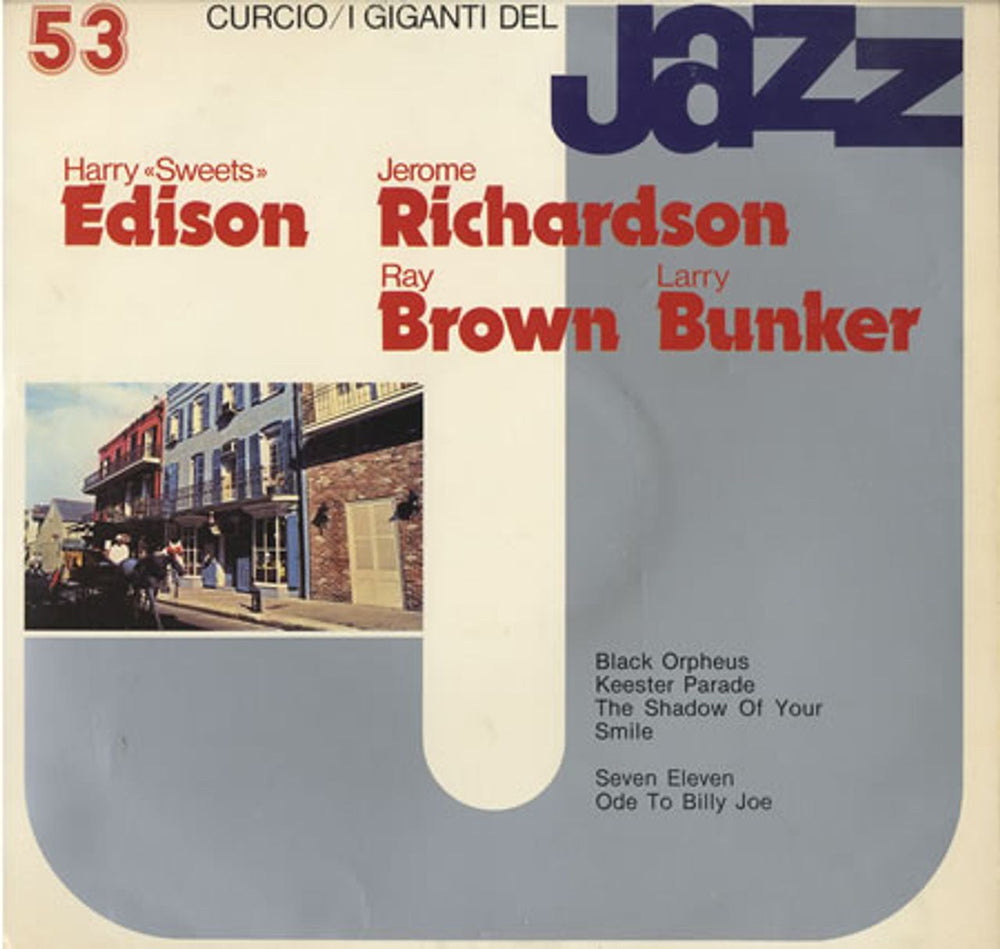 Harry 'Sweets' Edison I Giganti Del Jazz #53 Italian vinyl LP album (LP record) GJ-53