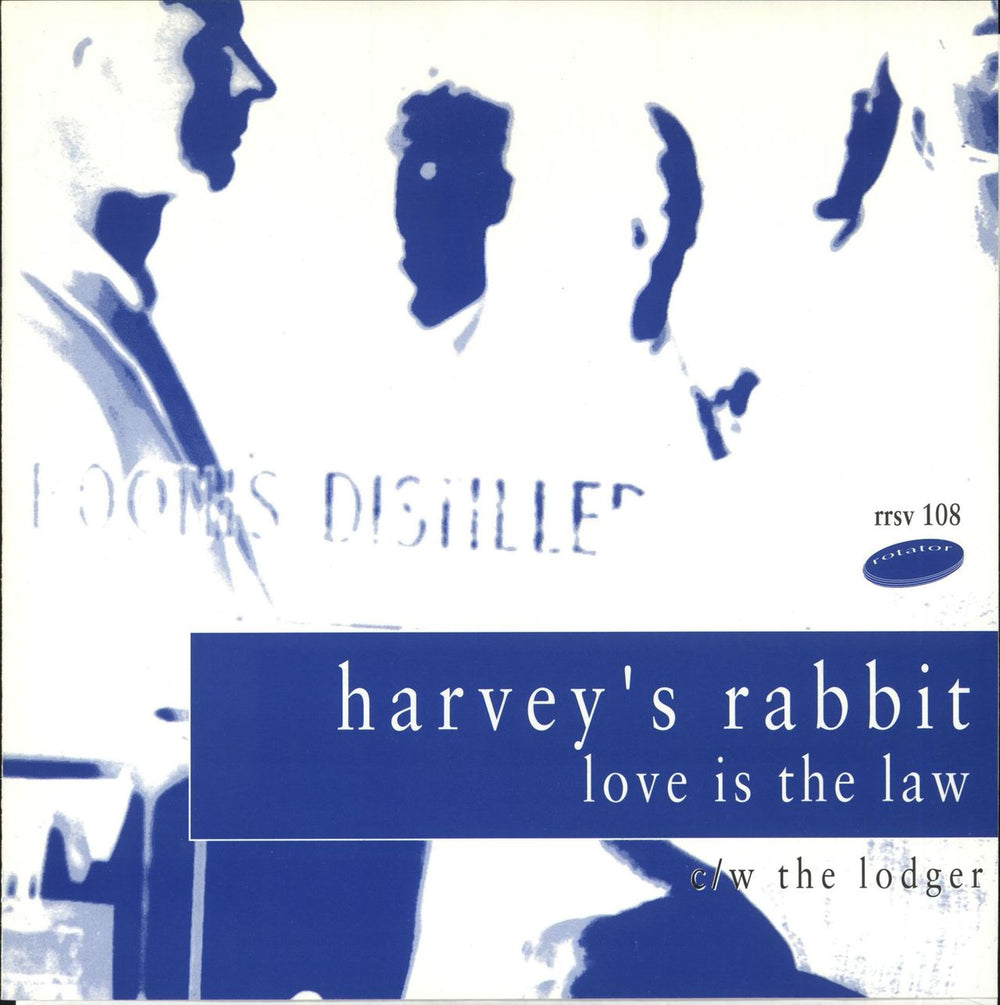 Harvey's Rabbit Love Is The Law UK 7" vinyl single (7 inch record / 45) RRSV108