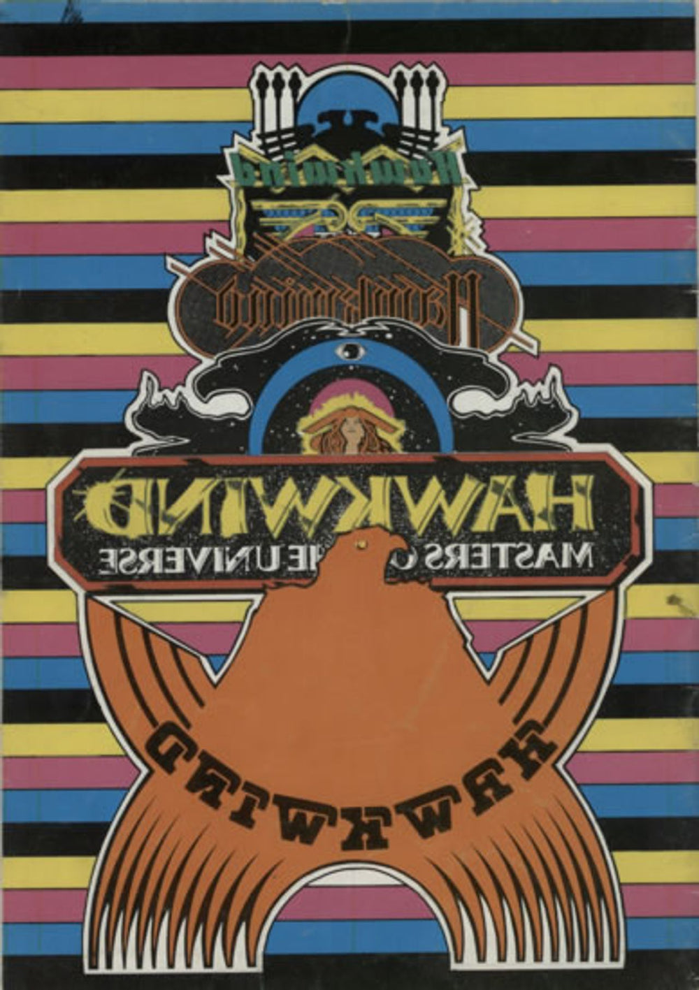 Hawkwind Masters Of The Universe UK tour programme HWKTRMA125118