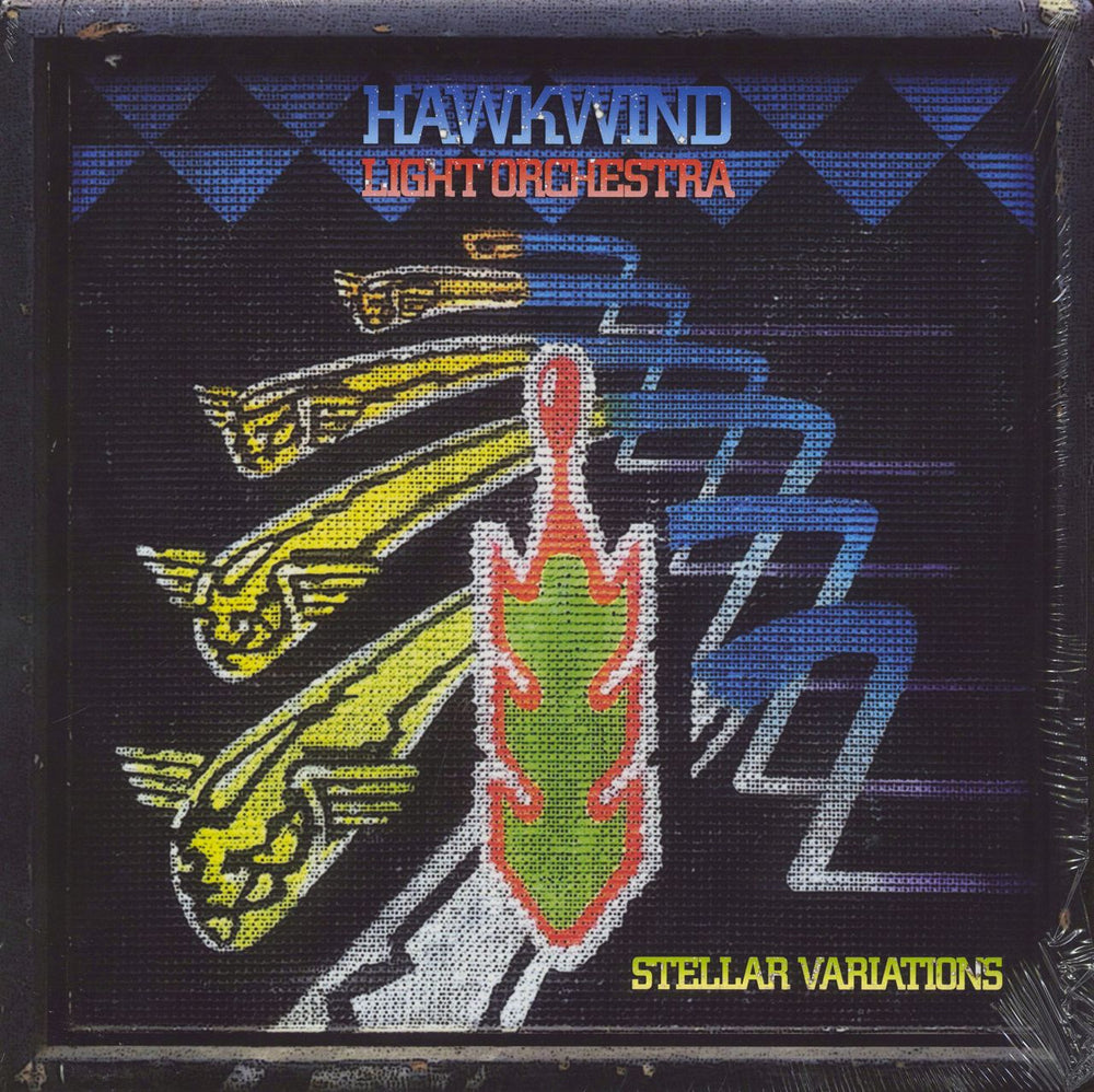 Hawkwind Stellar Variations + Shrink UK vinyl LP album (LP record) EANTLP1008