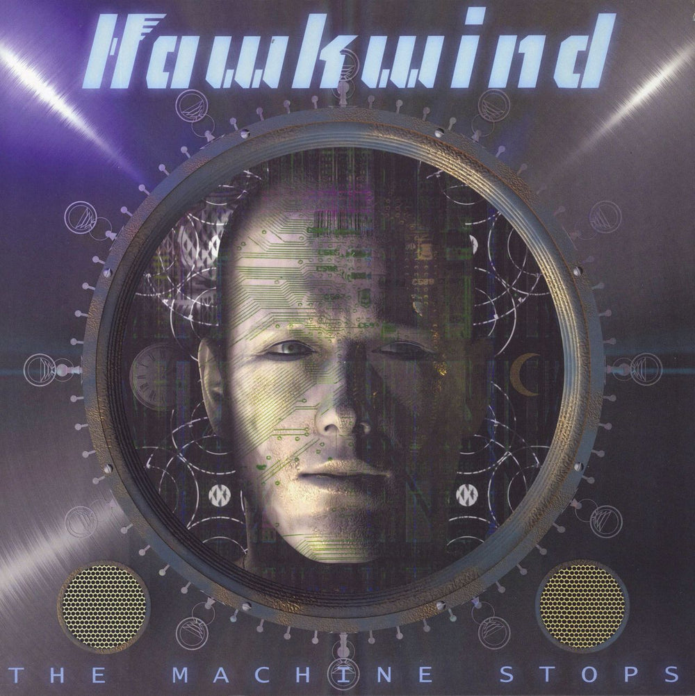 Hawkwind The Machine Stops UK 2-LP vinyl record set (Double LP Album) BRED688