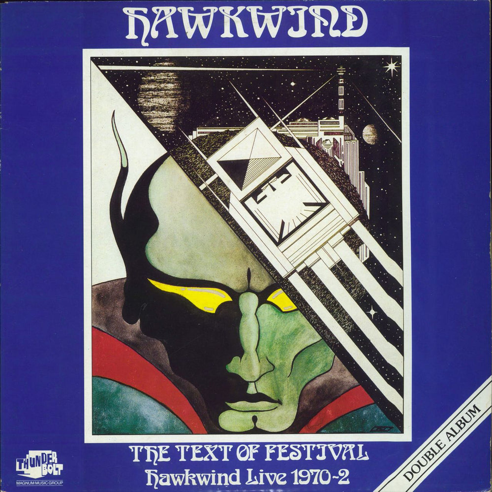 Hawkwind The Text Of Festival UK 2-LP vinyl record set (Double LP Album) THBL2.068