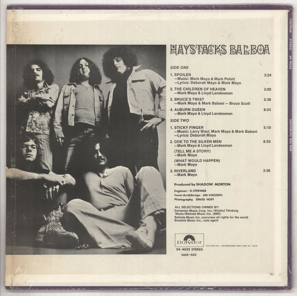 Haystacks Balboa Haystacks Balboa - shrink US vinyl LP album (LP record)