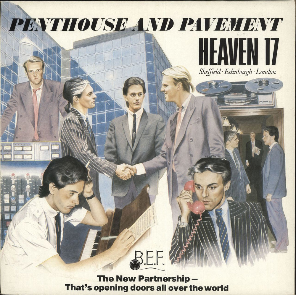 Heaven 17 Penthouse And Pavement UK vinyl LP album (LP record) OVED157