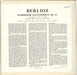 Hector Berlioz Symphonie Fantastique, Op.14 UK vinyl LP album (LP record)