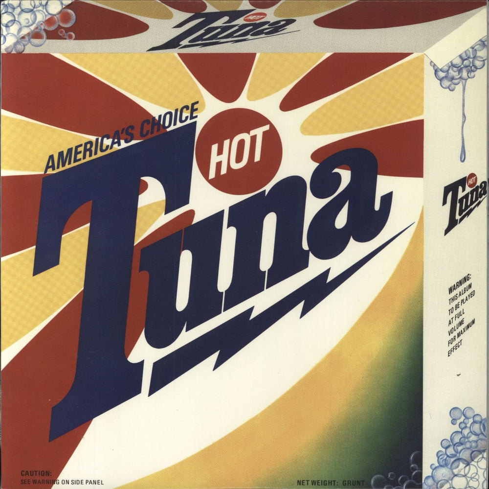 Hot Tuna America's Choice - 180gm Yellow Vinyl US vinyl LP album (LP record) FRM-0820