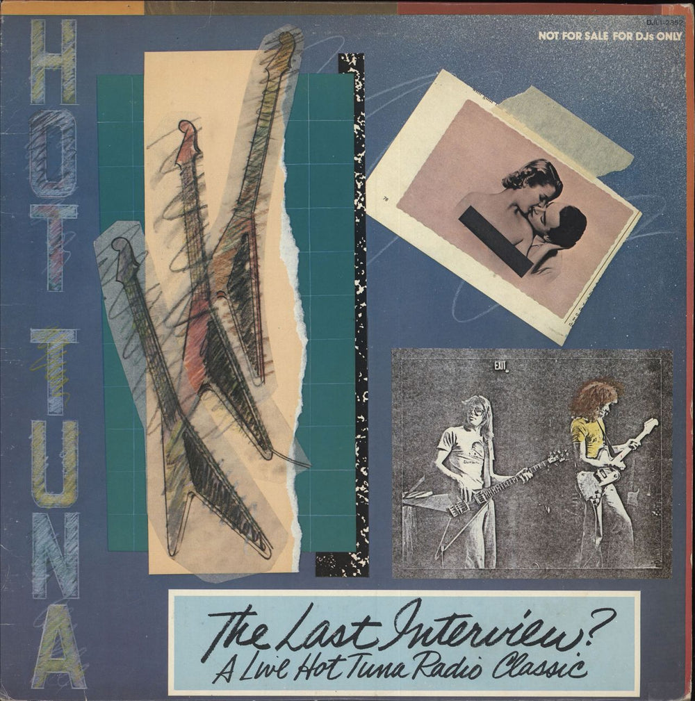 Hot Tuna The Last Interview? - Interview LP US Promo vinyl LP album (LP record) DJL1-2852