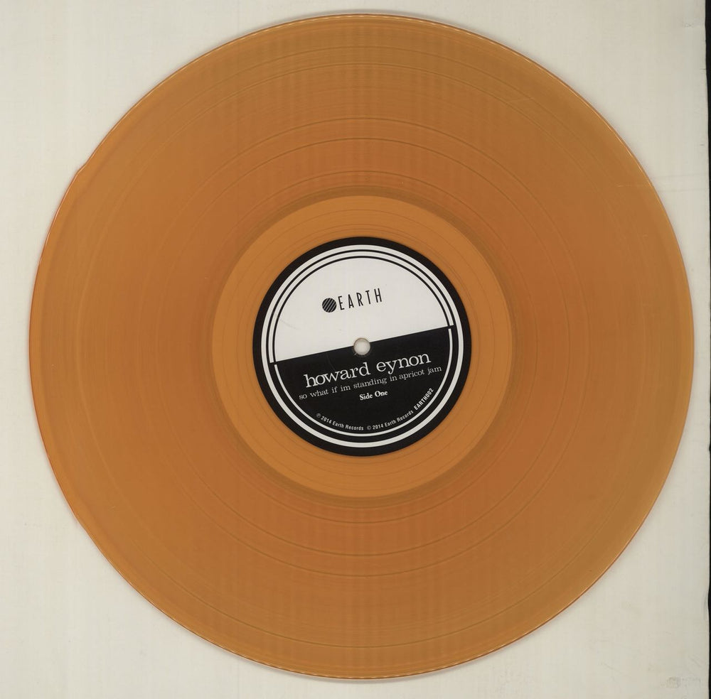 Howard Eynon So What If Im Standing In Apricot Jam - Orange Vinyl UK Promo vinyl LP album (LP record) O50LPSO680869