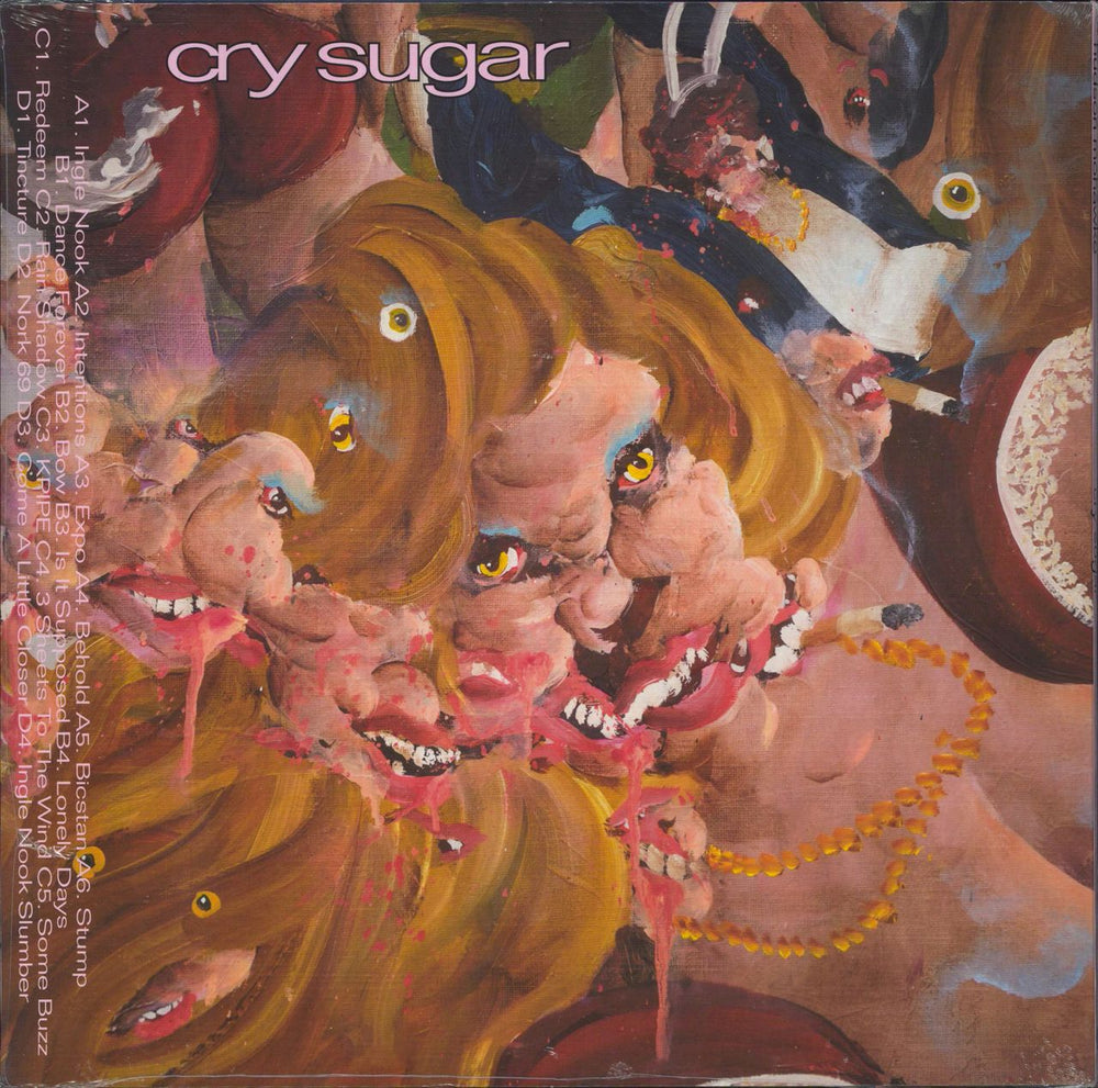 Hudson Mohawke Cry Sugar - Blue Vinyl UK vinyl LP album (LP record)