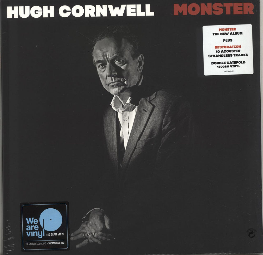 Hugh Cornwell Monster - 180gm - Sealed UK 2-LP vinyl record set (Double LP Album) 19075862401