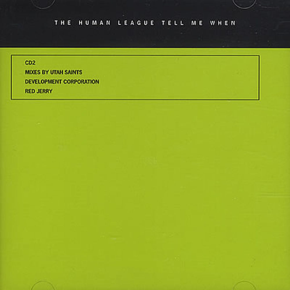 Human League Tell Me When - CD2 UK CD single (CD5 / 5") YZ882CD2