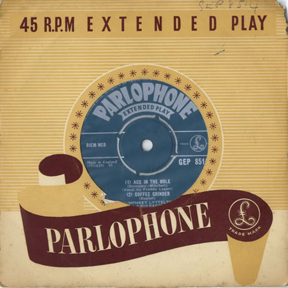 Humphrey Lyttelton Humphrey Lyttelton And His Band UK 7" vinyl single (7 inch record / 45) GEP8514