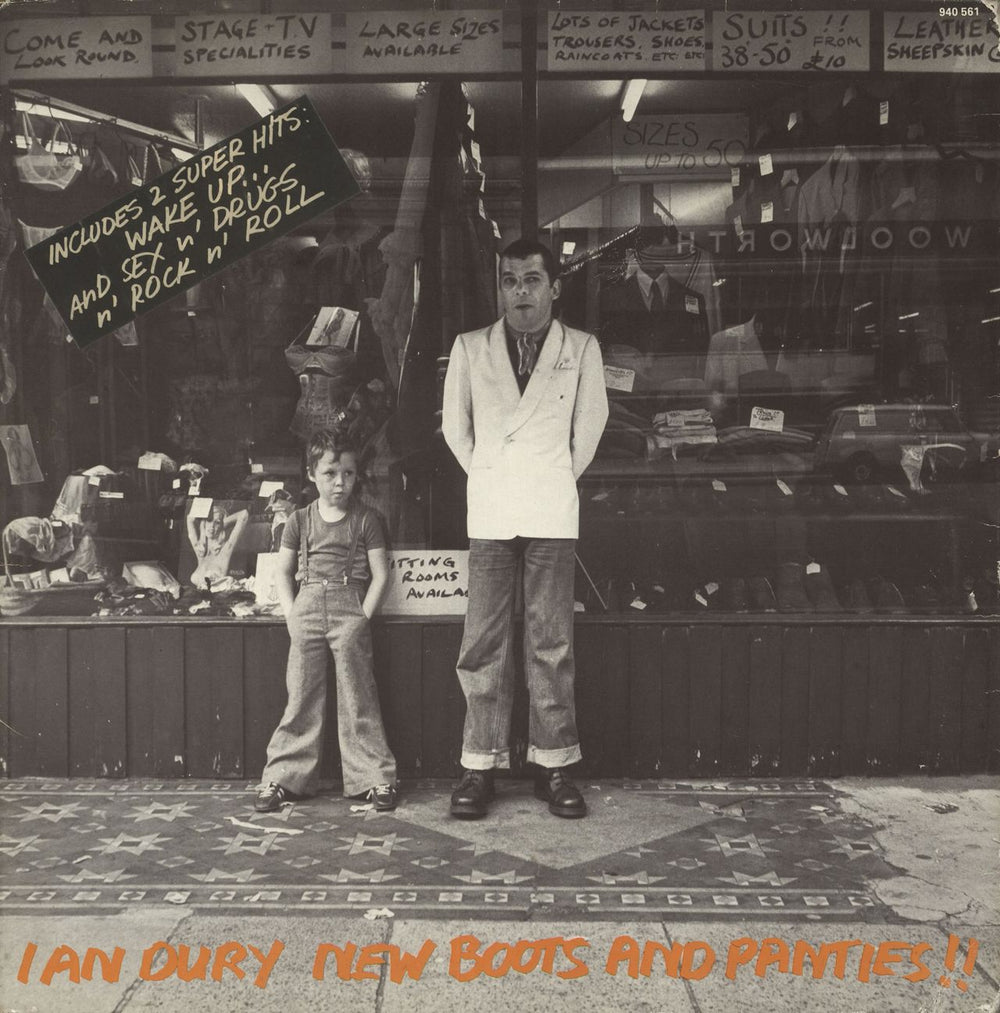 Ian Dury New Boots And Panties!! - 2 Song - EX French vinyl LP album (LP record) 940561