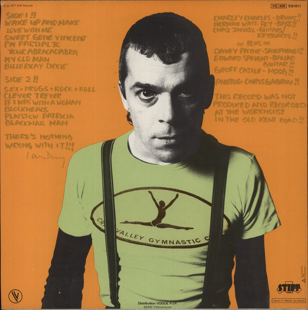 Ian Dury New Boots And Panties French vinyl LP album (LP record)