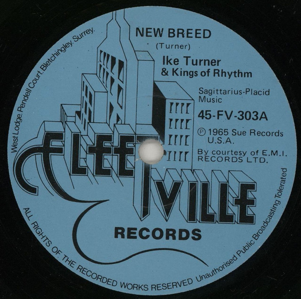 Ike Turner New Breed UK 7" vinyl single (7 inch record / 45) 45-FV-303
