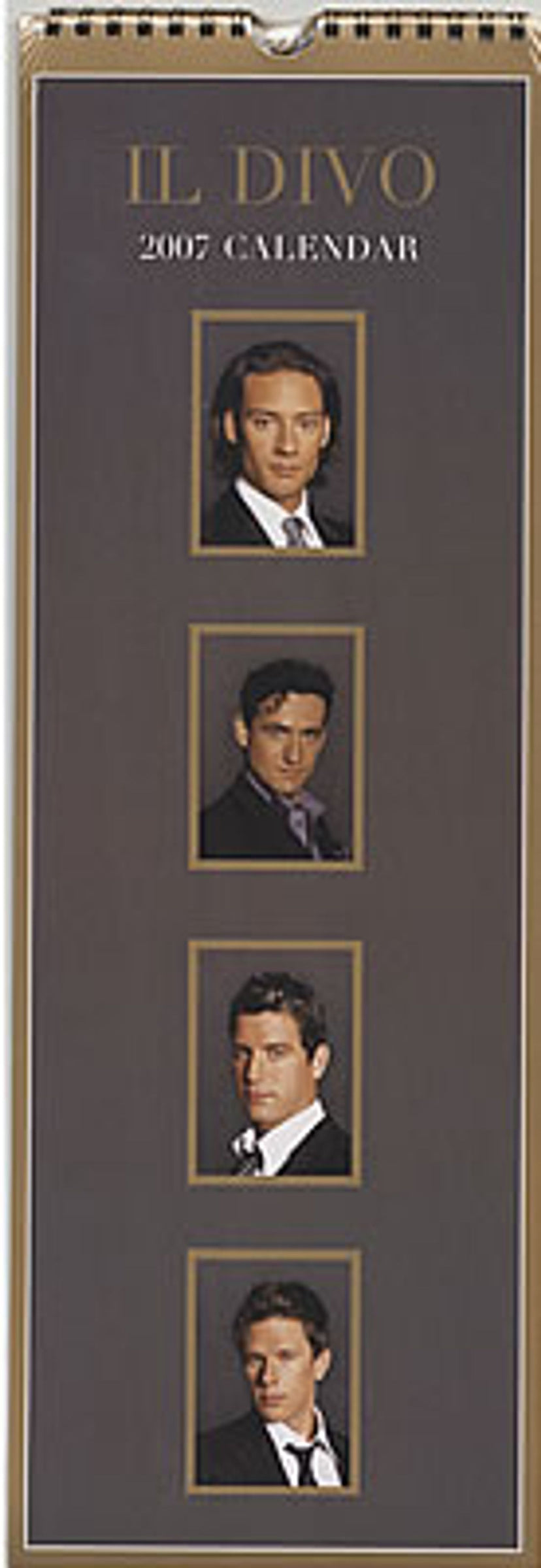 Il Divo Official Calendar 2007 [Slim] UK calendar C10370