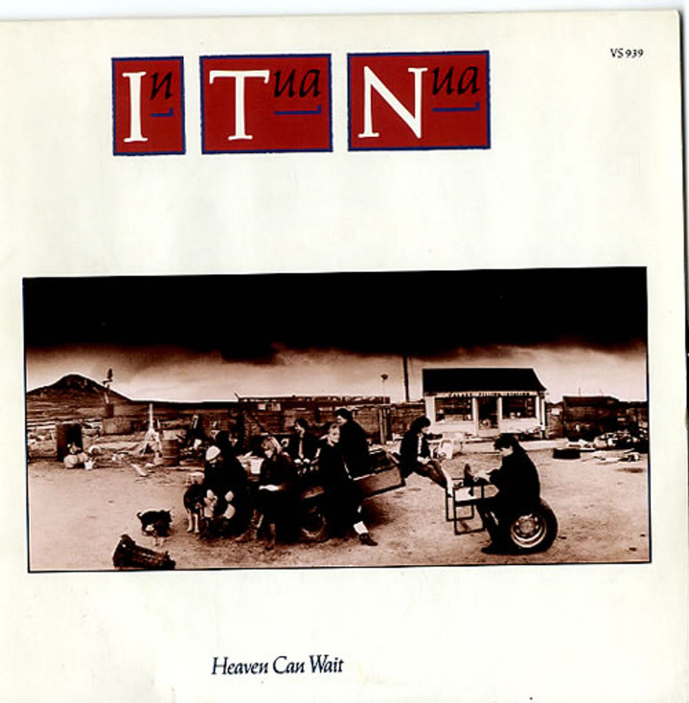 In Tua Nua Heaven Can Wait UK 7" vinyl single (7 inch record / 45) VS939