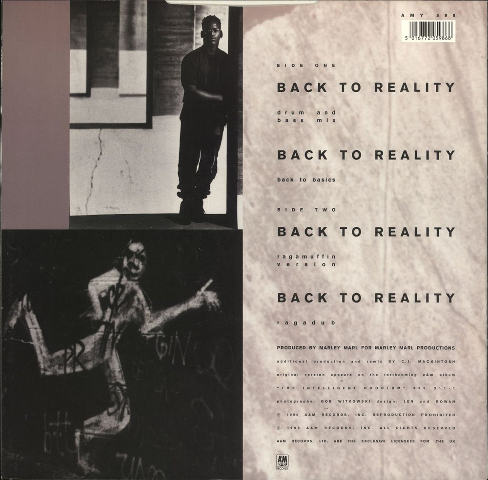 Intelligent Hoodlum Back To Reality UK 12" vinyl single (12 inch record / Maxi-single) 5016772059868