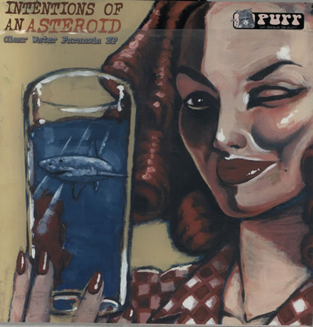 Intentions Of An Asteroid Clear Water Paranoia EP UK 7" vinyl single (7 inch record / 45) PURR005
