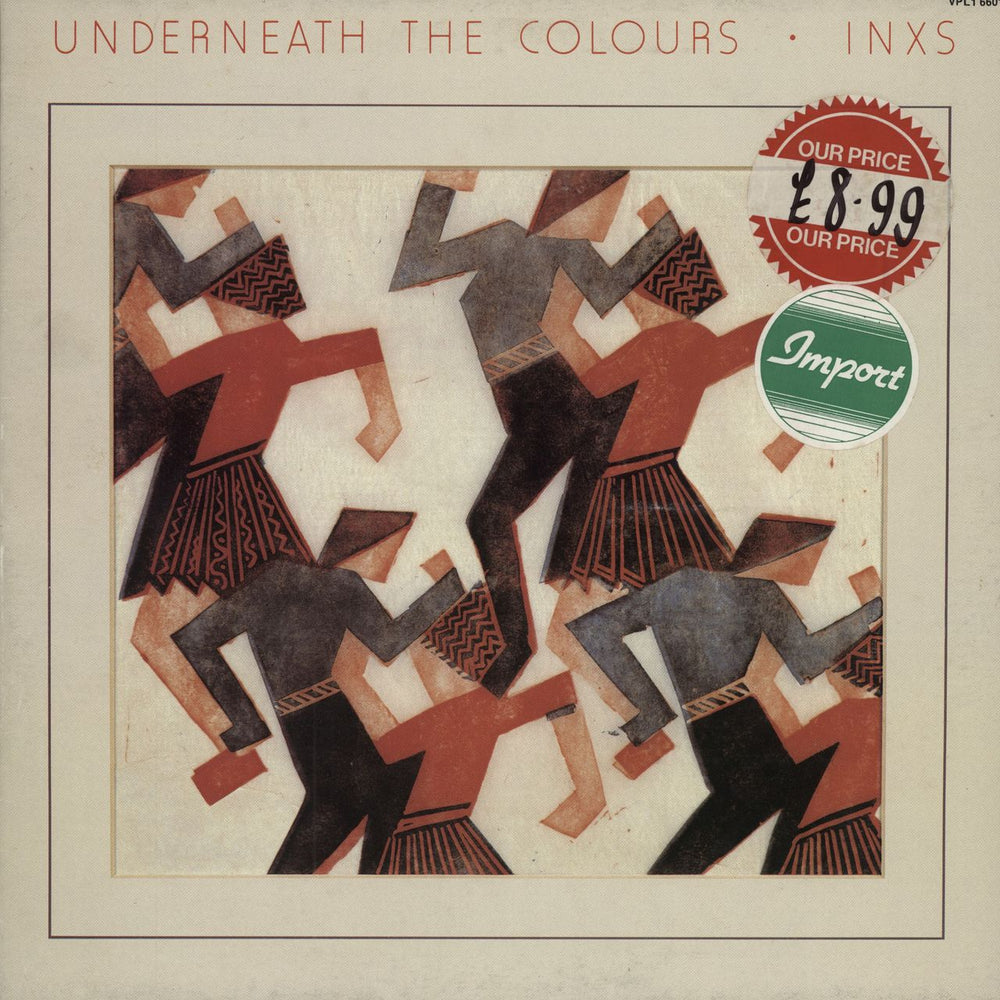 Inxs Underneath The Colours Australian vinyl LP album (LP record) VPL16601