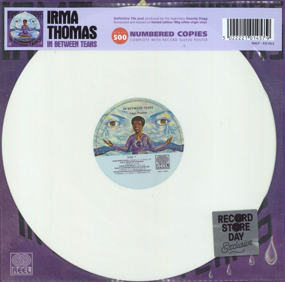 Irma Thomas In Between Tears - White Vinyl + Poster - Numbered UK vinyl LP album (LP record) RMLP-4579LE