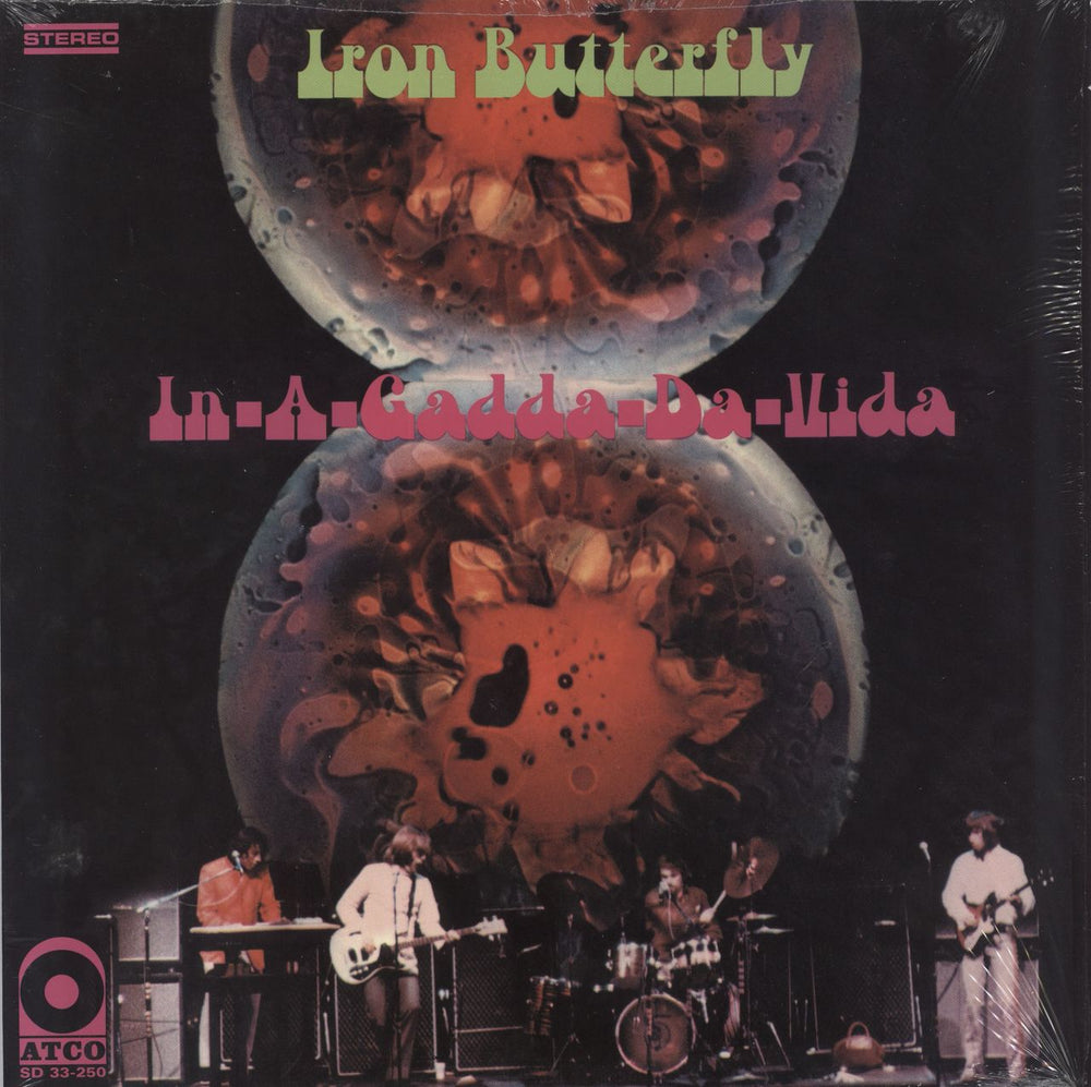 Iron Butterfly In-A-Gadda-Da Vida US vinyl LP album (LP record) SD33-250