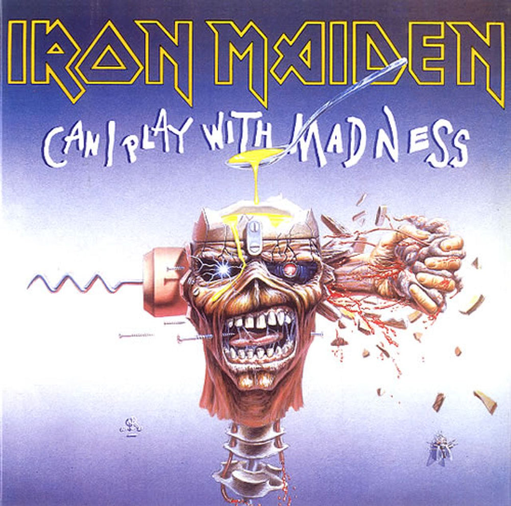 Iron Maiden Can I Play With Madness UK 7" vinyl single (7 inch record / 45) 2564624847