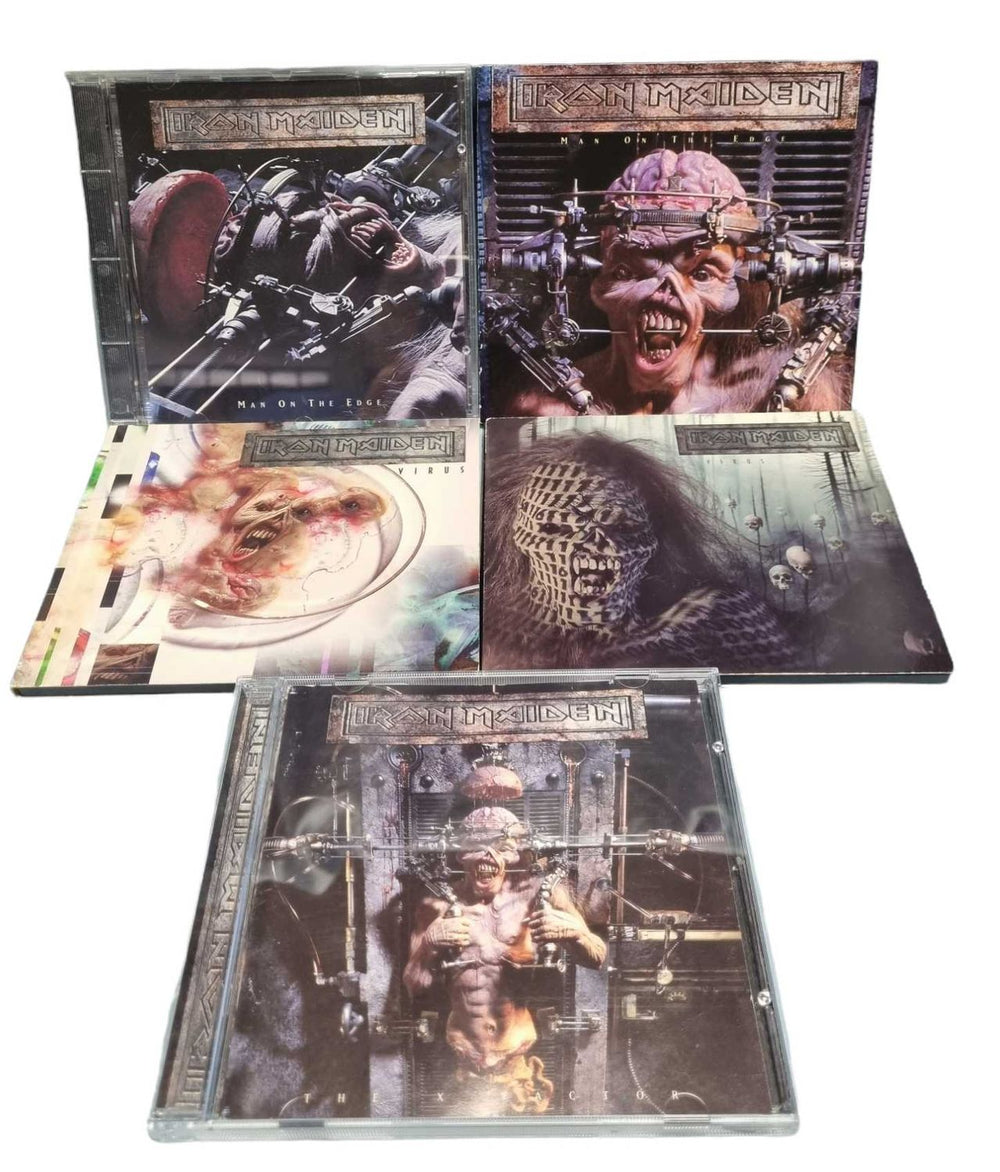 Iron Maiden Man On The Edge UK box set IROBXMA595798