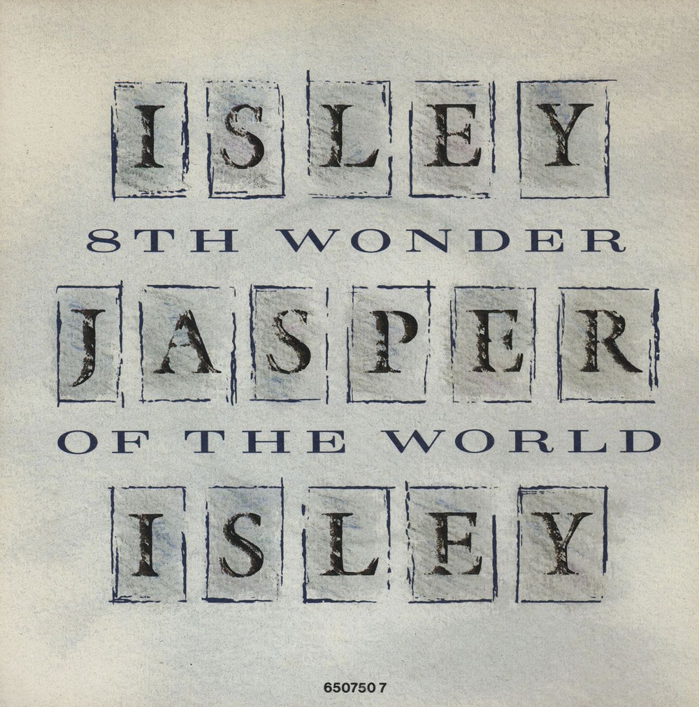 Isley Jasper Isley 8th Wonder Of The World UK 7" vinyl single (7 inch record / 45) 6507507