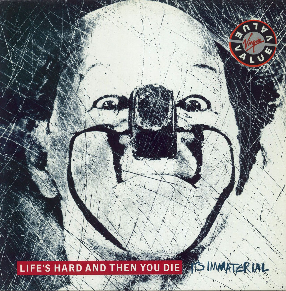 It's Immaterial Life's Hard And Then You Die UK vinyl LP album (LP record) OVED289