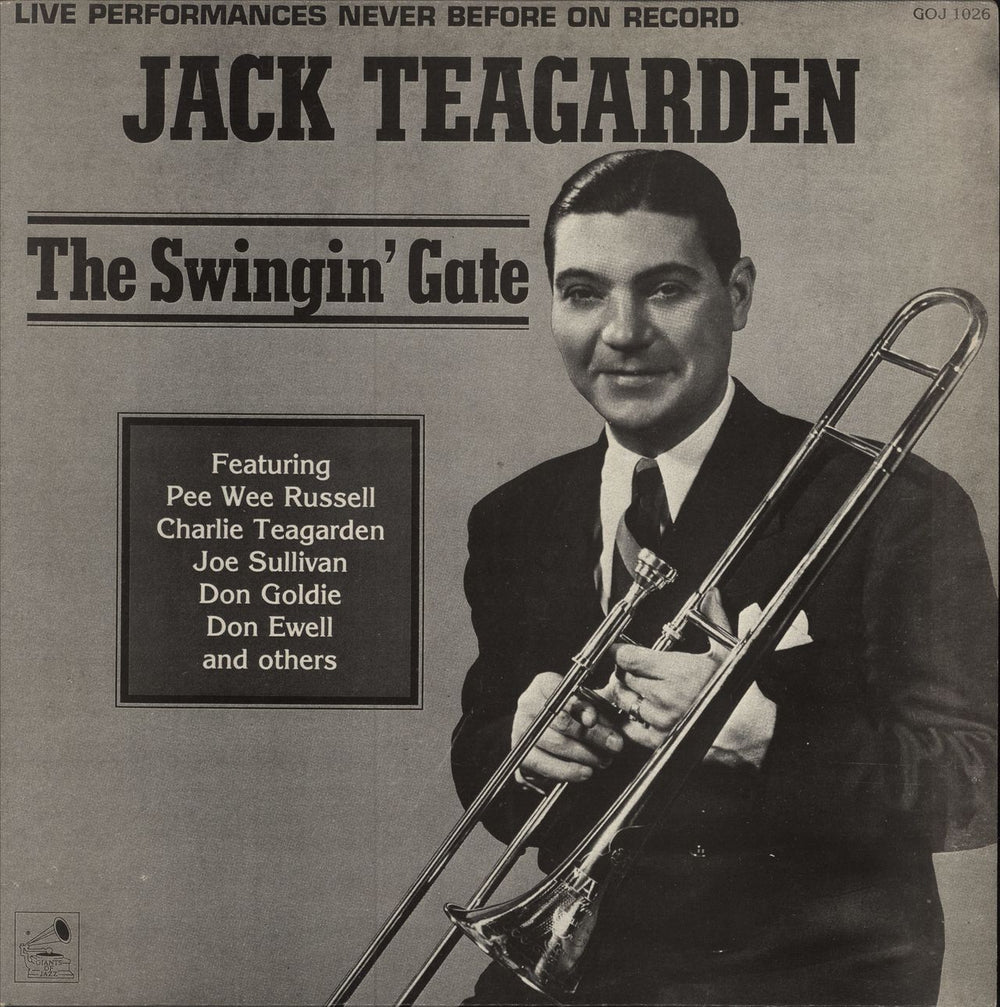 Jack Teagarden The Swingin' Gate UK vinyl LP album (LP record) GOJ-1026