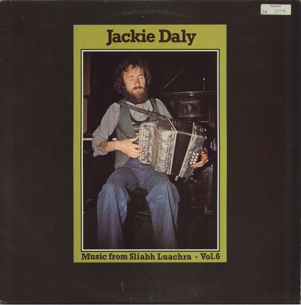 Jackie Daly Music From Sliabh Luachra - Vol 6 UK vinyl LP album (LP record) 12TS358