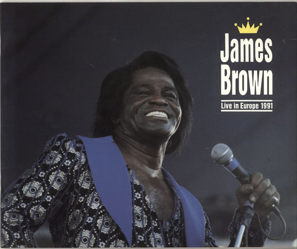James Brown Live In Europe 1991 UK tour programme TOUR PROGRAMME