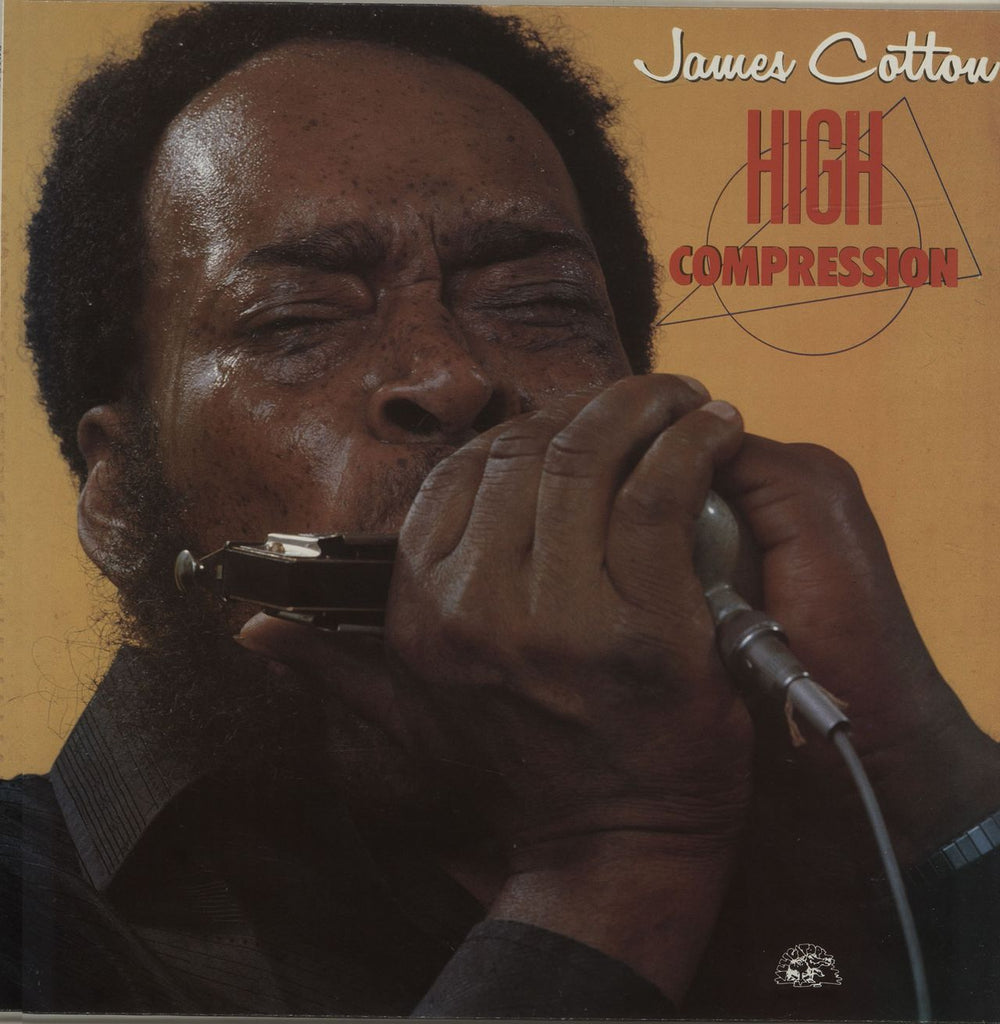 James Cotton High Compression UK vinyl LP album (LP record) SNTF928