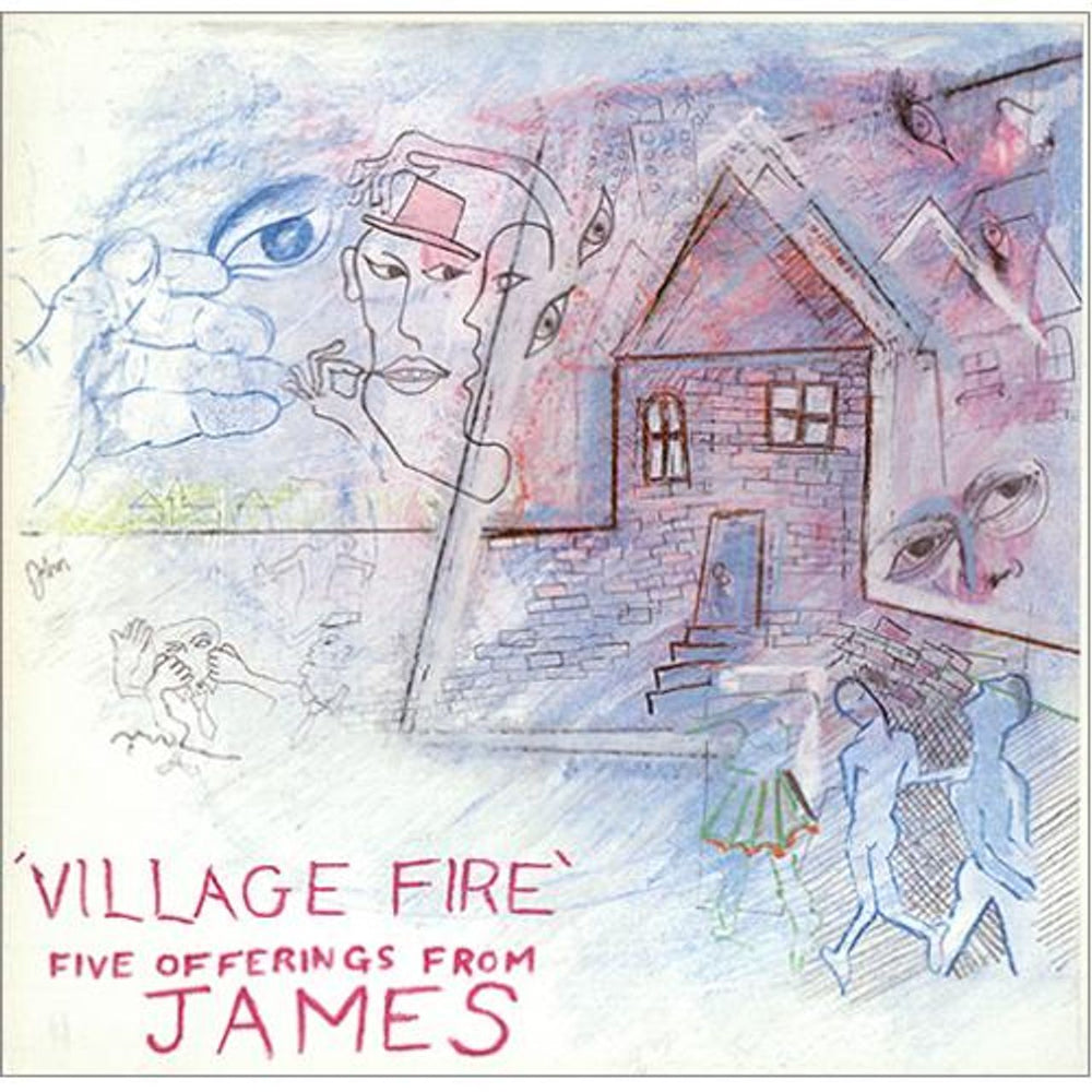 James Village Fire UK 12" vinyl single (12 inch record / Maxi-single) FAC138