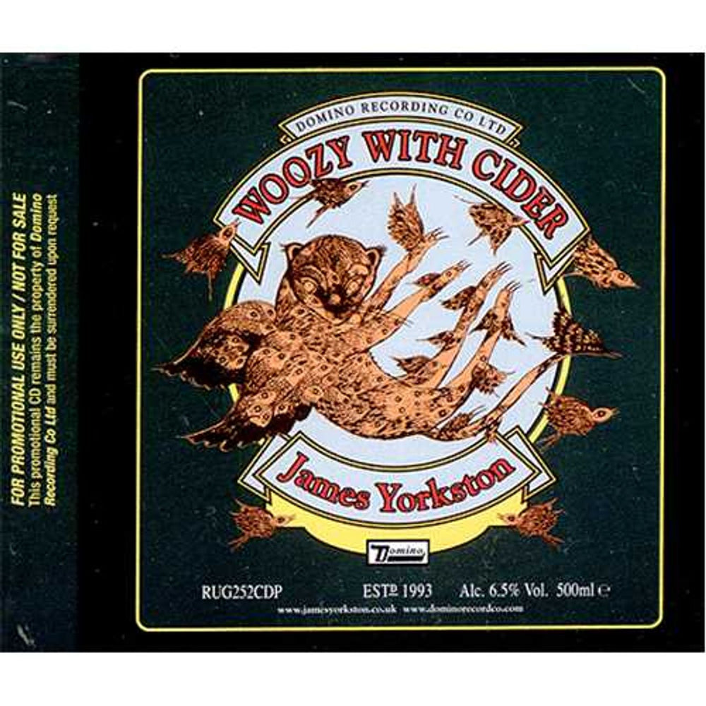 James Yorkston and The Athletes Woozy With Cider UK Promo CD single (CD5 / 5") RUG252CDP