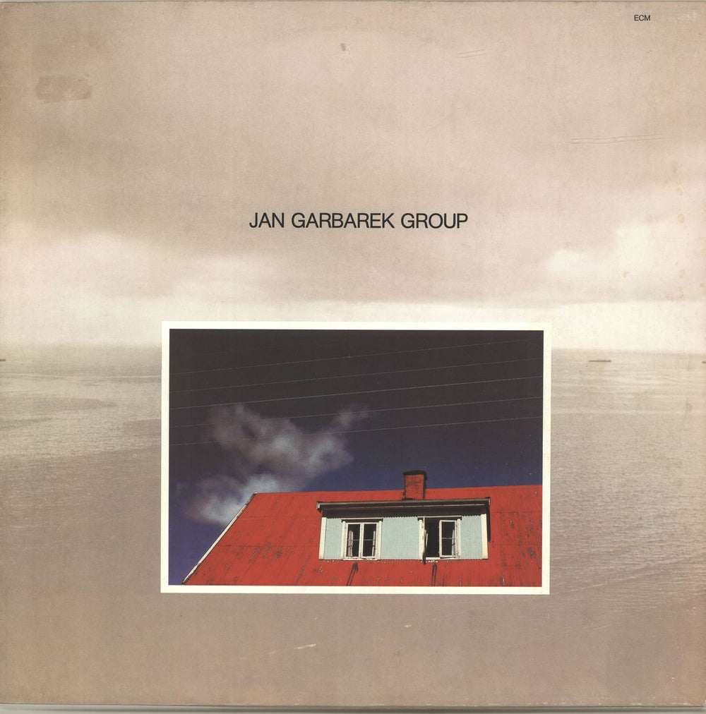 Jan Garbarek Photo With Blue Sky, White Cloud, Wires, Windows And A Red Roof German vinyl LP album (LP record) ECM1135