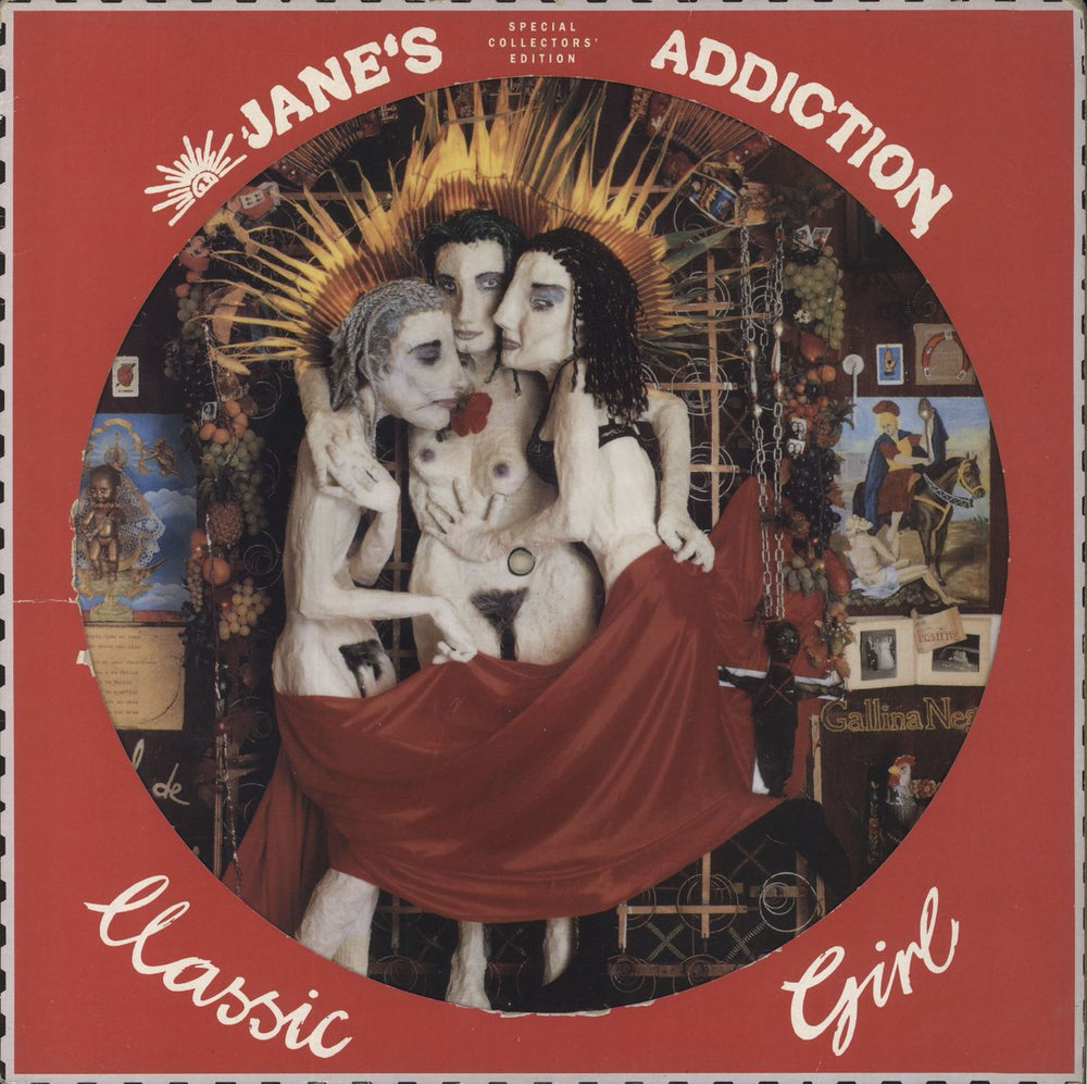Janes Addiction Classic Girl - EX UK 12" vinyl picture disc (12 inch picture record) W0031TP