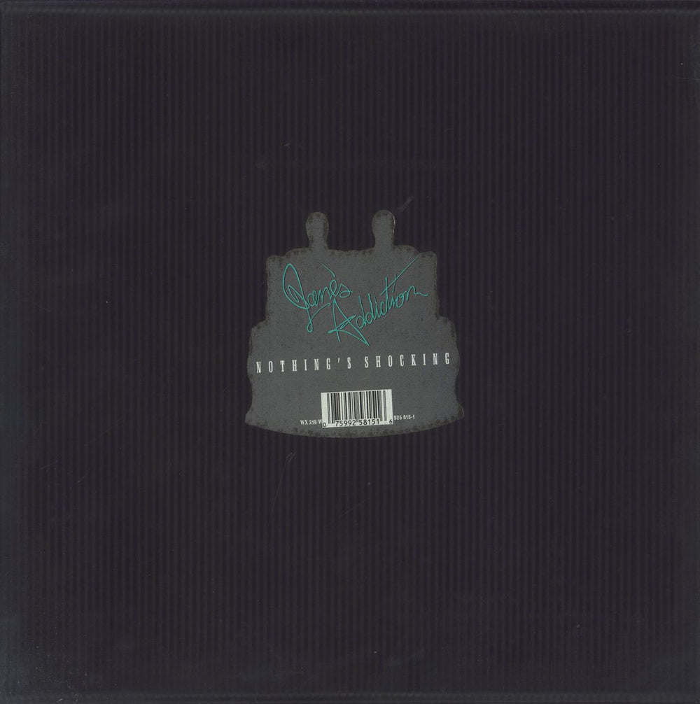 Janes Addiction Nothing's Shocking - EX rubber outer jacket UK vinyl LP album (LP record)