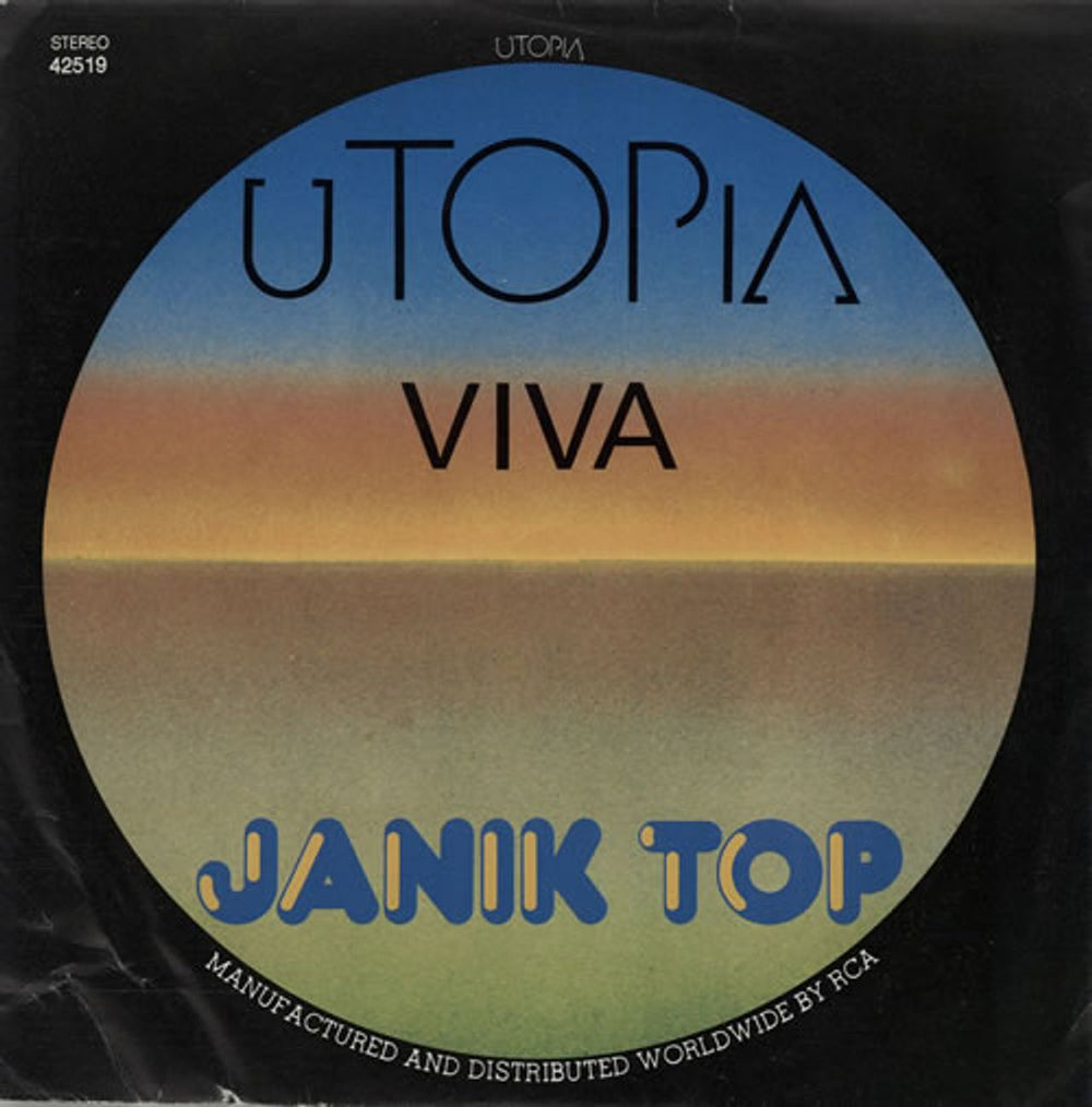 Janik Top Utopia French 7" vinyl single (7 inch record / 45) 42519