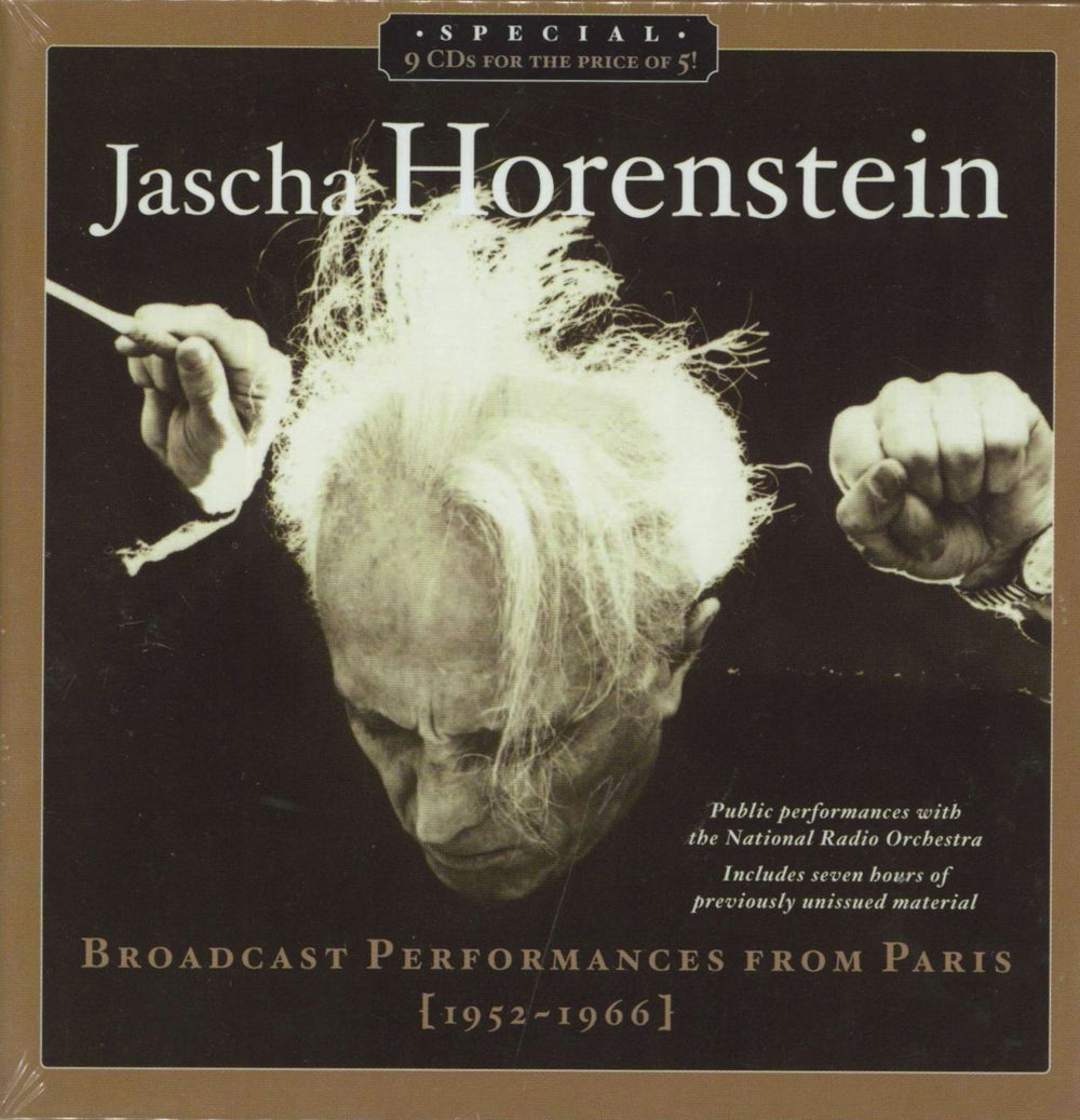 Jascha Horenstein Broadcast Performances From Paris 1952-1966 US CD Album Box Set CD-1146