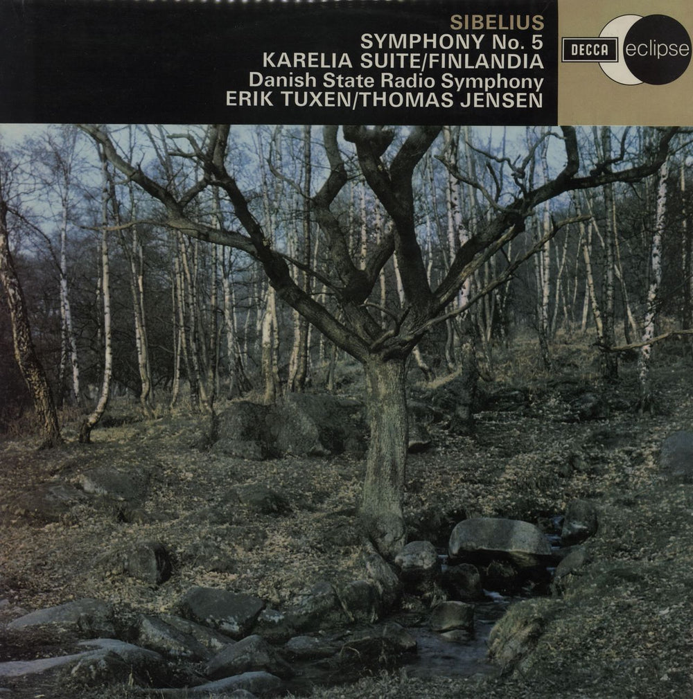 Jean Sibelius Sibelius: Symphony No. 5 / Karelia Suite / Finlandia UK vinyl LP album (LP record) ECS502