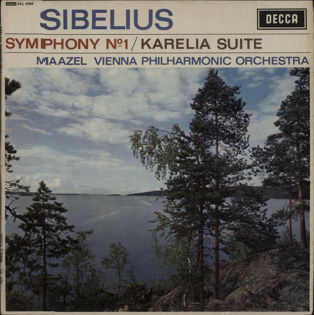 Jean Sibelius Symphony No. 1 / Karelia Suite - 1st UK vinyl LP album (LP record) SXL6084