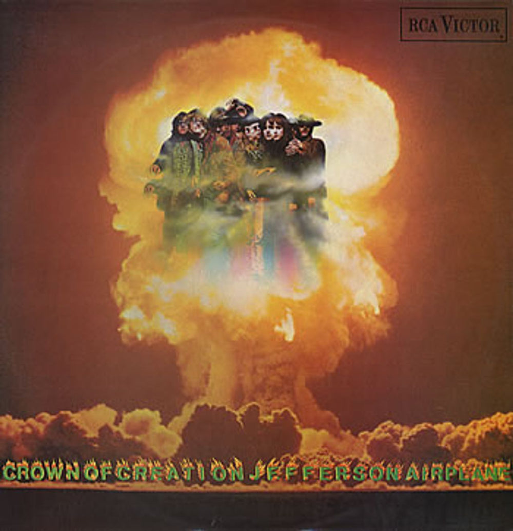 Jefferson Airplane Crown Of Creation - 2nd UK vinyl LP album (LP record) SF7976