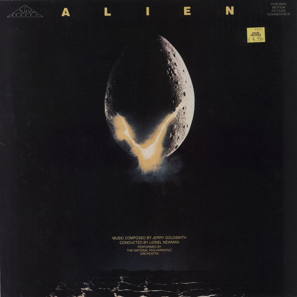 Jerry Goldsmith Alien UK vinyl LP album (LP record) FILM003